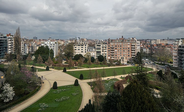 Les habitants profitent d’une vue panoramique sur Bruxelles.