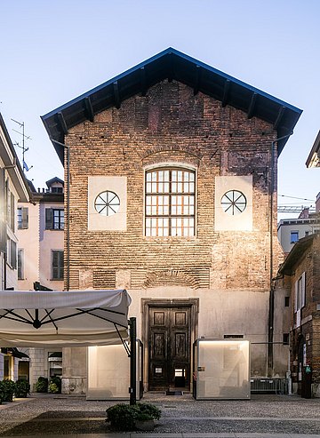 Image de la magnifique église désacralisée de San Carpoforo, au cœur de la ville de Milan..